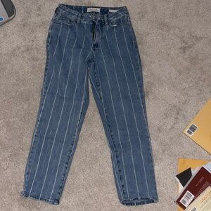 Pacsun Striped Mom Jeans